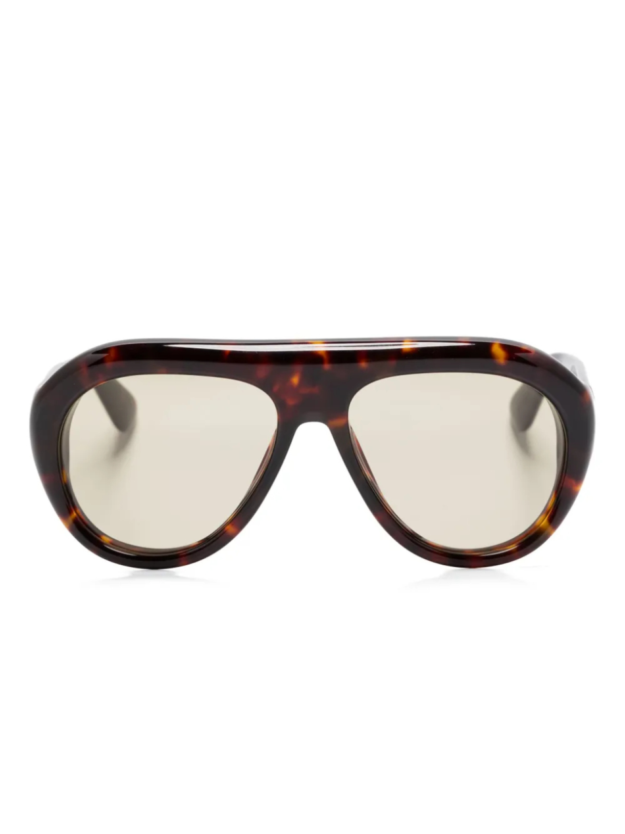 

Chimi солнцезащитные очки в массивной оправе, коричневый