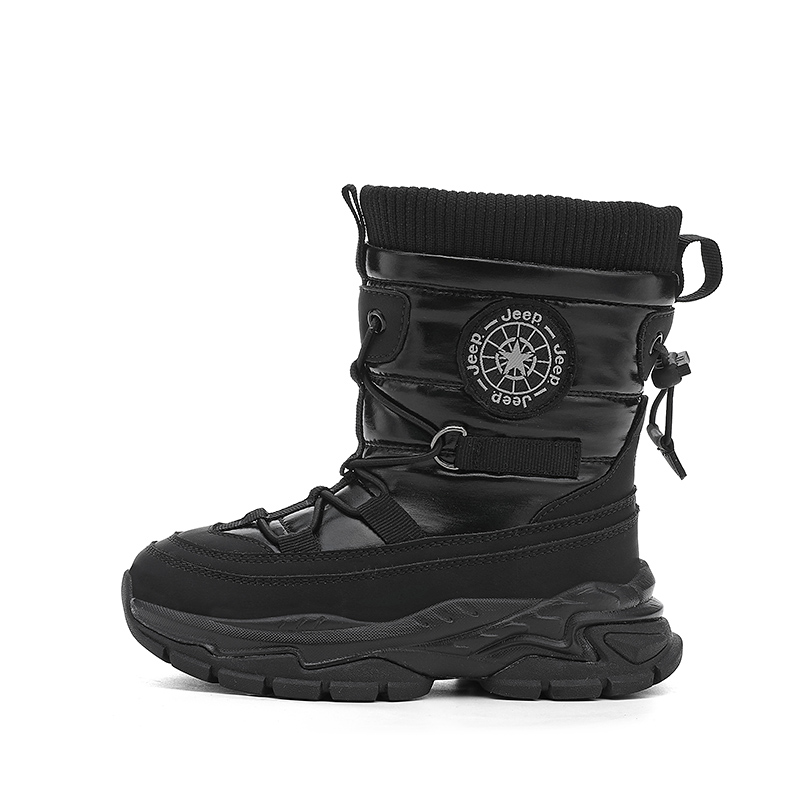 

Детские зимние сапоги Kids Jeep, warrior черный[fleece-lined thermal-warm-locking]