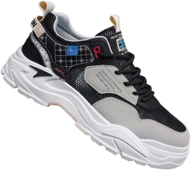 

Мужские повседневные спортивные кроссовки - дышащие и удобные, противоскользящие и долговечные. Подходят для активного отдыха на улице, ежедневных поездок и для всех сезонов Fmshi, черный