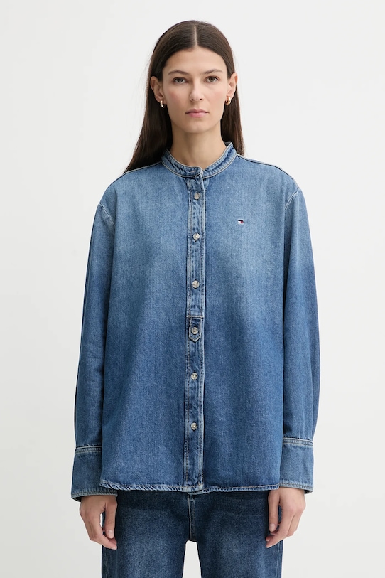 

Джинсовая рубашка Tommy Hilfiger, синий