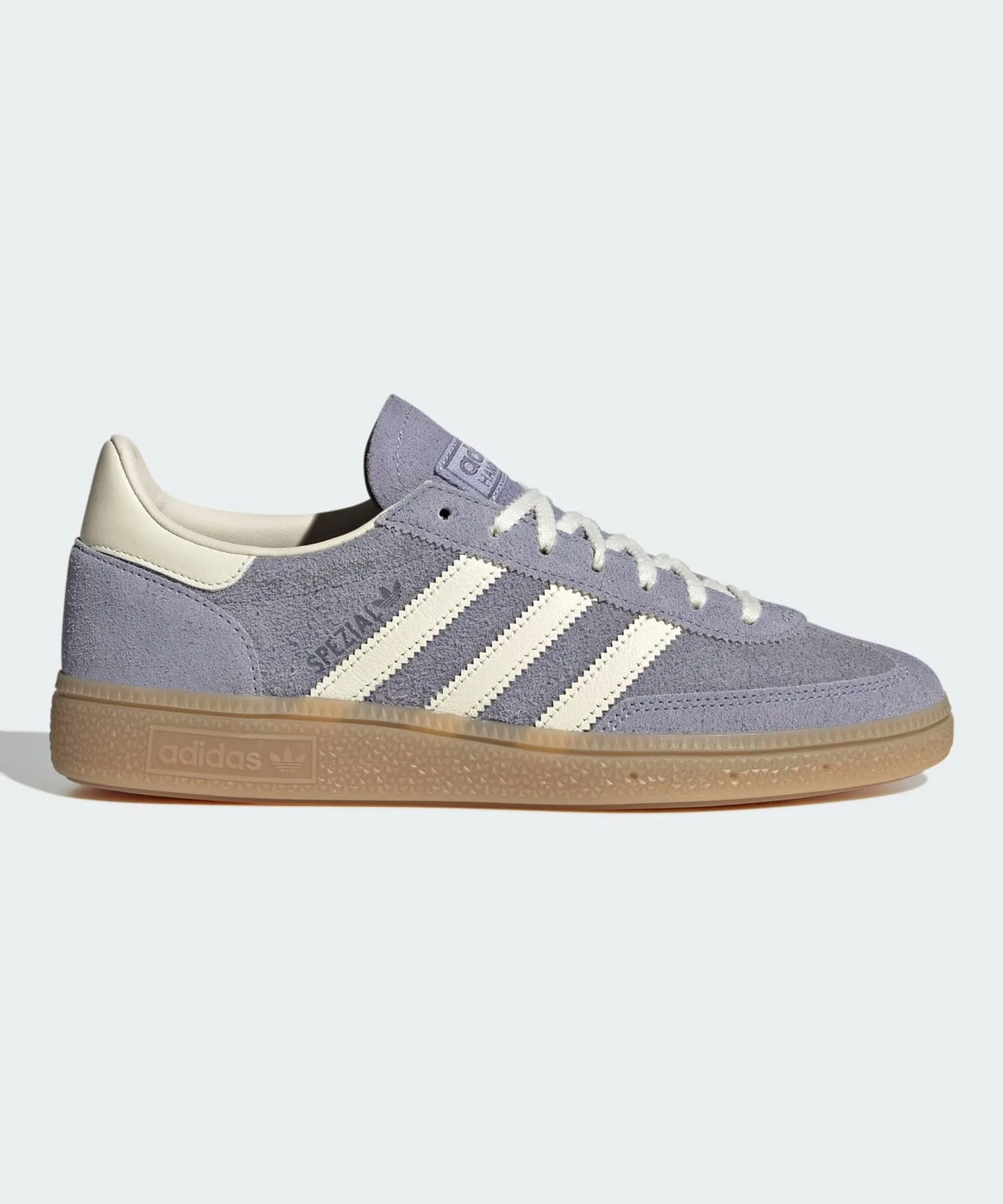 Кроссовки из натуральной кожи и замши Handball Spezial W adidas Originals голубые