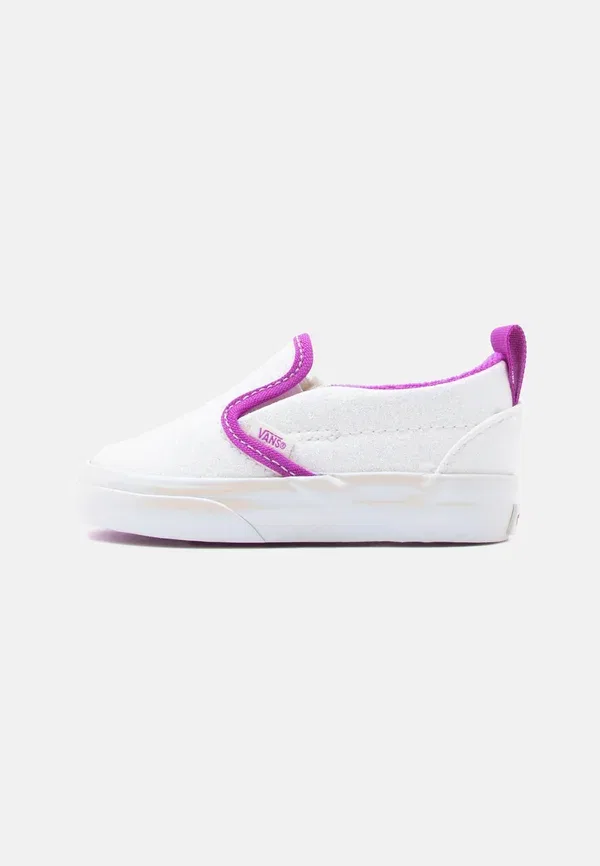 Слипоны Vans, Glitter Pearl White/Purple, белый с блестками/фиолетовый