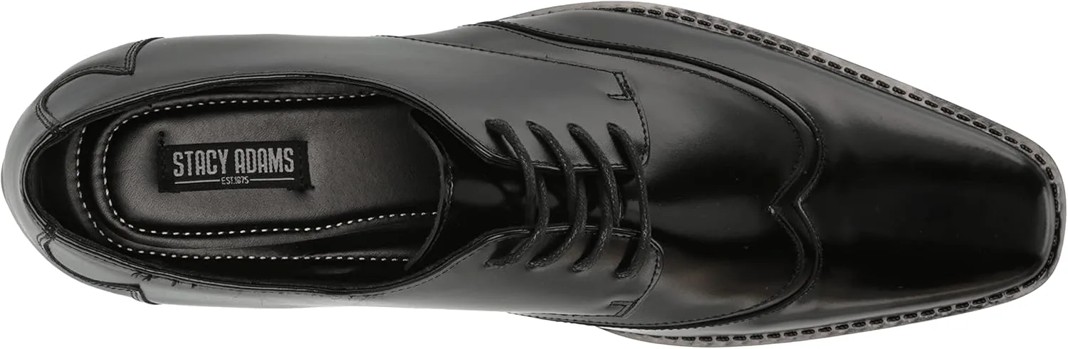 Мужские оксфорды Stacy Adams Kerrick Wingtip, черный — фото 3