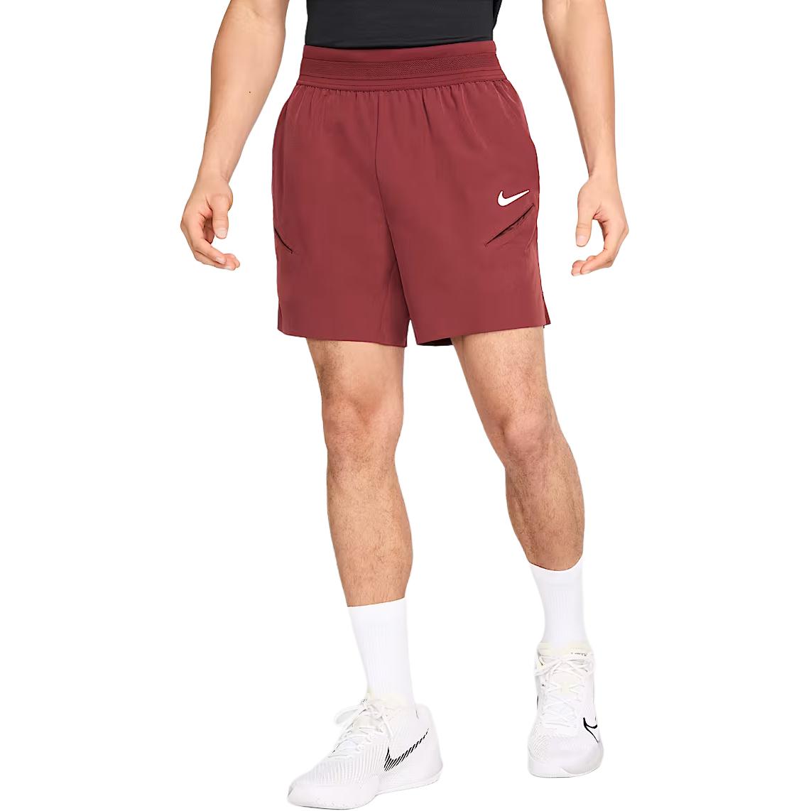 Мужские теннисные шорты Court Slam Dri FIT Nike, темно-красный