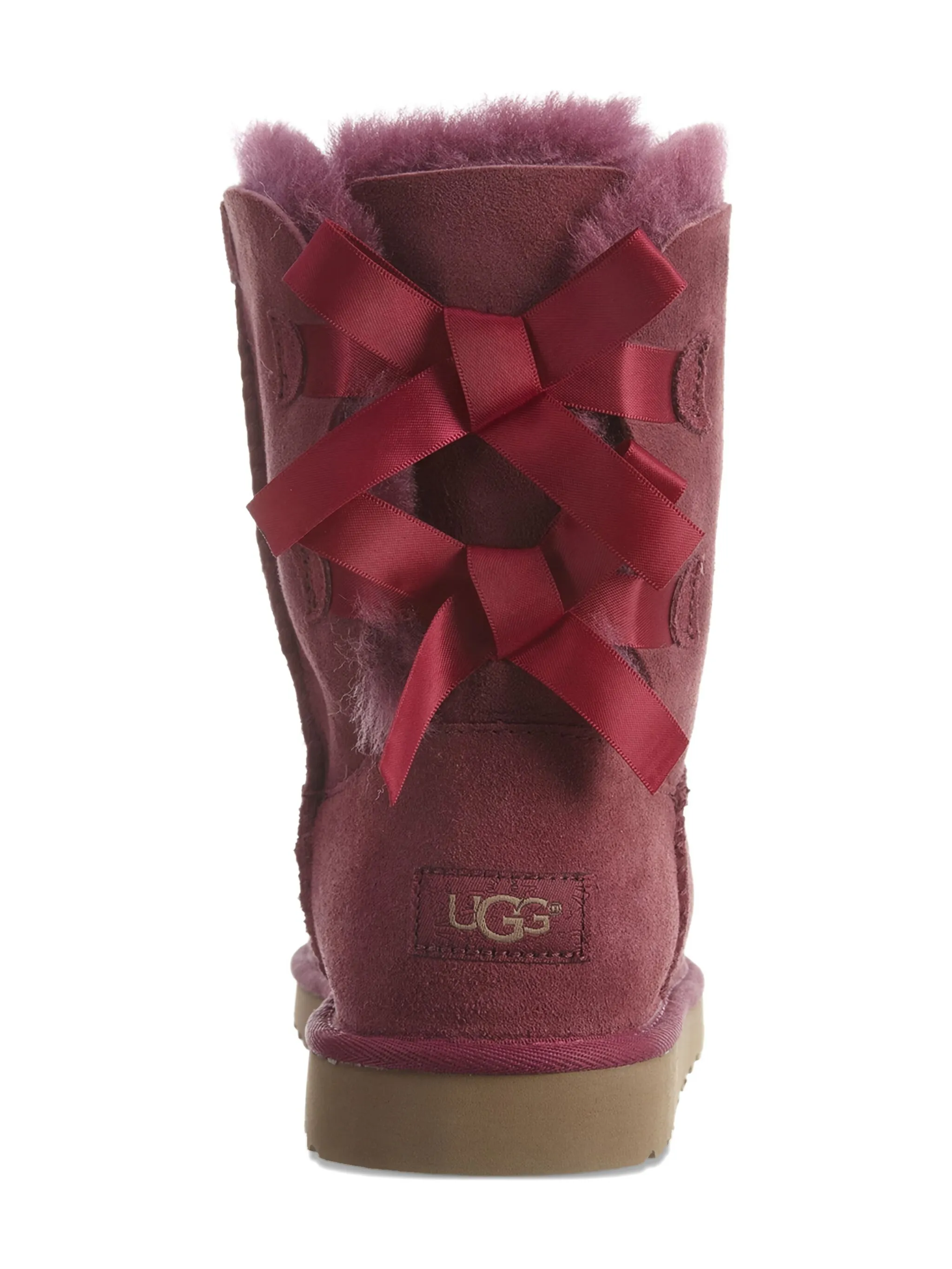 Ботинки Bailey Bow Ugg Kids, розовый — фото 2
