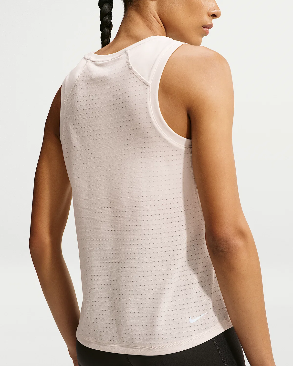 Женский топ для трейлраннинга Dri-FIT Nike ACG "Solar Chase", Light Orewood Brown/Summit White — фото 2