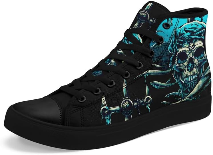 

Высокие кеды AWSOLE Skull для мужчин и женщин, модные розовые готические черные текстильные туфли, унисекс, на шнуровке, повседневные кроссовки для прогулок