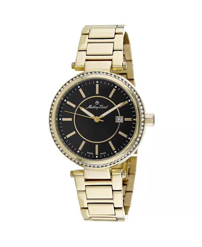 

Женские классические часы с черным циферблатом - H610PN Mathey Tissot, черный