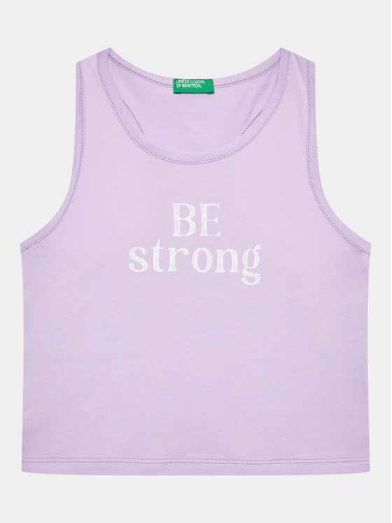 

Топ regular fit 3096CH013 United Colors Of Benetton, фиолетовый