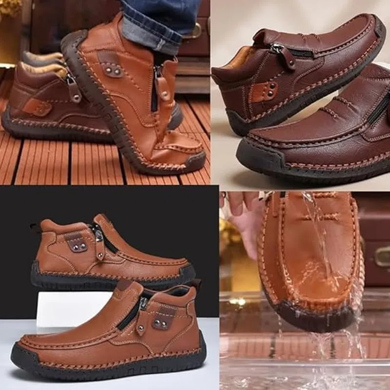 Ботинки ковбойские Premium Leather, синие XYLAWAVE — фото 4