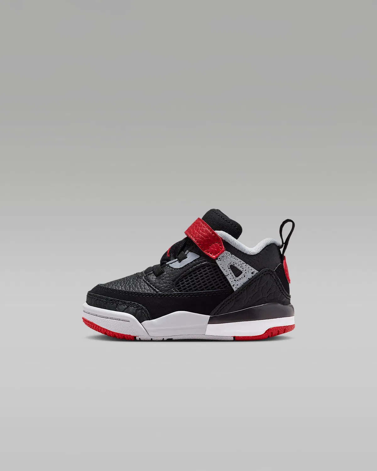 Детские кроссовки Jordan Spizike Low, Black/Wolf Grey/White/Gym Red