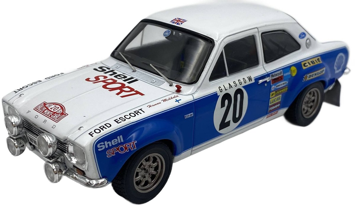 

Ford Escort MKI RS 1600 #20 Миккола Монте-Карло 1973 года, модель IXO 1:24