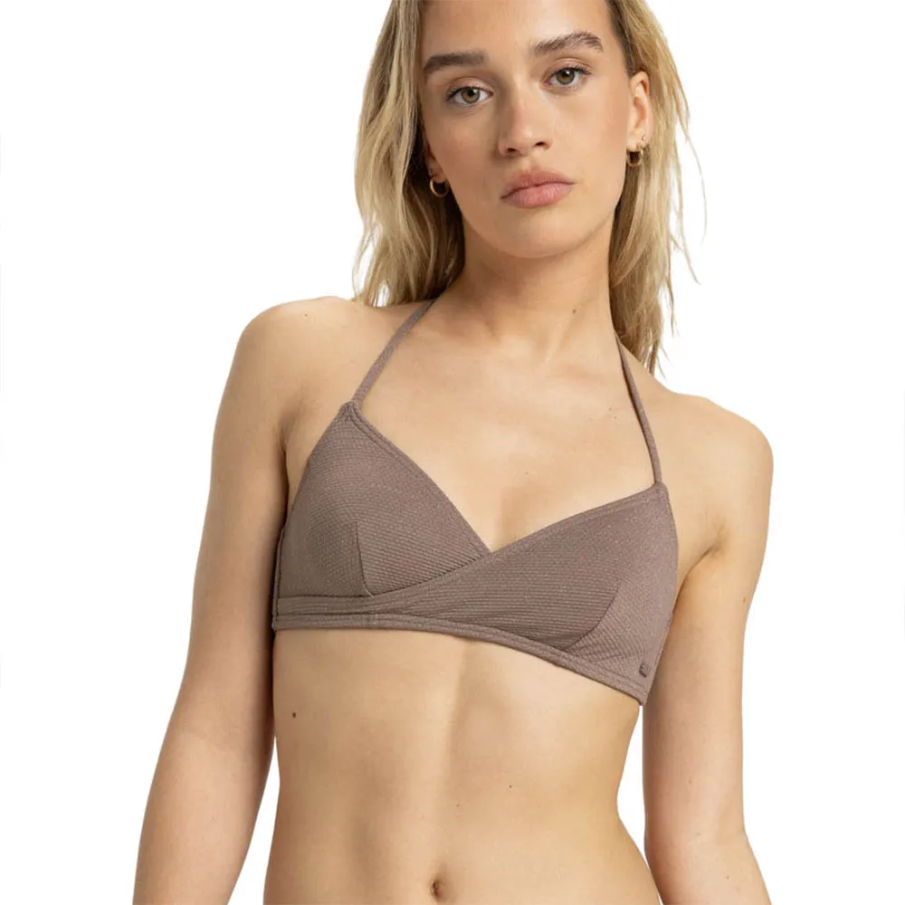 

Топ бикини Roxy Lascalette Tri, коричневый