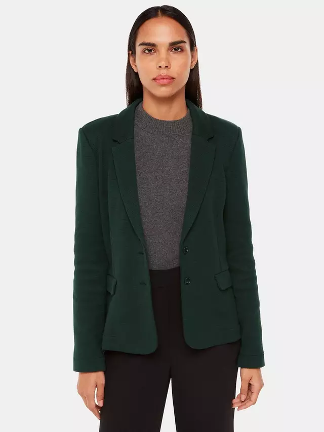 

Куртка Whistles Slim Jersey, цвет forest green
