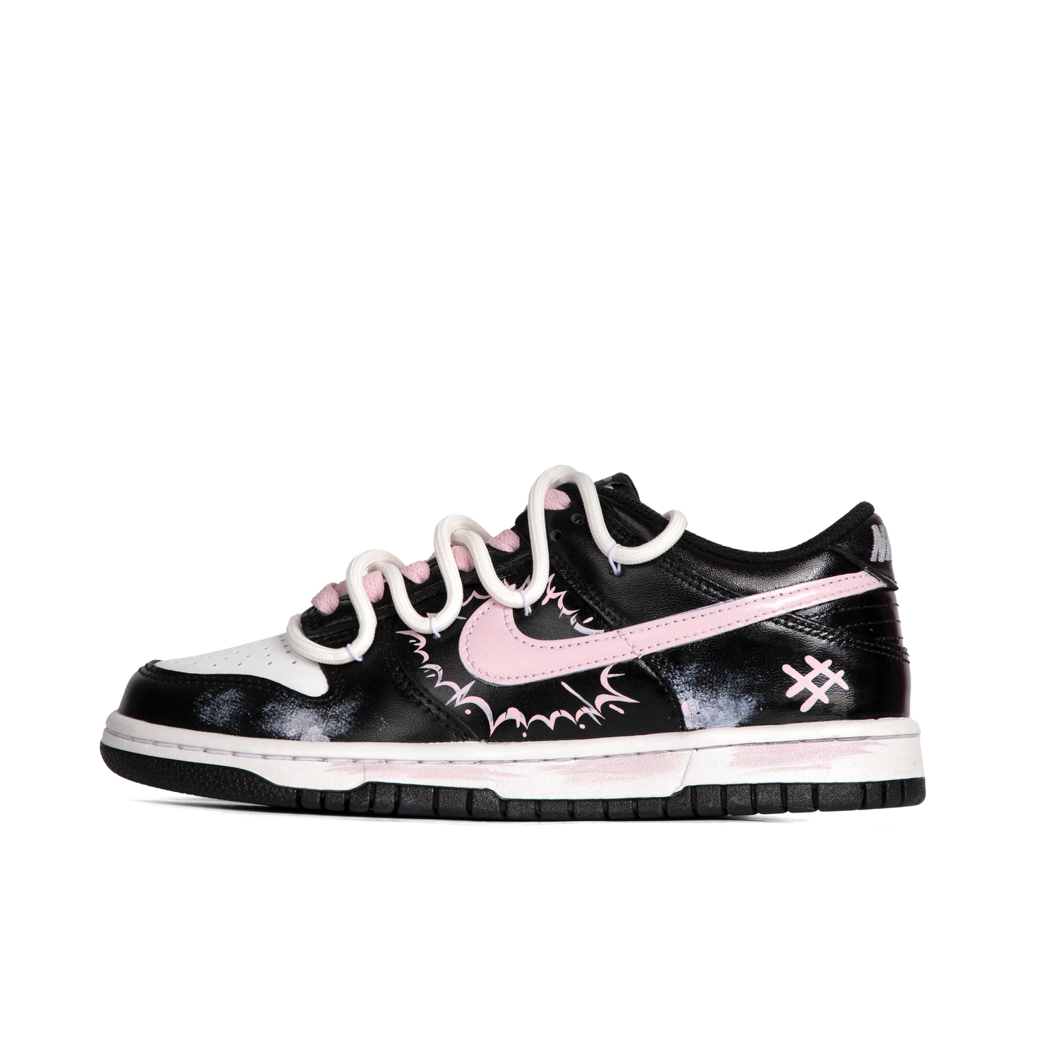 

Nike Нескользящие, устойчивые к истиранию, легкие, амортизирующие низкие кроссовки для скейтбординга black детские