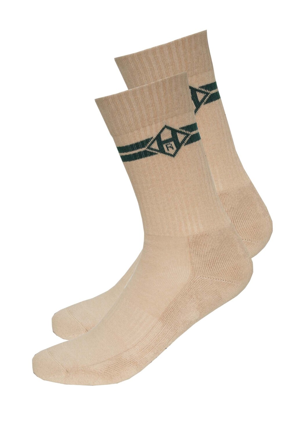 

Носки HONESTY RULES Icon, цвет beige racing green