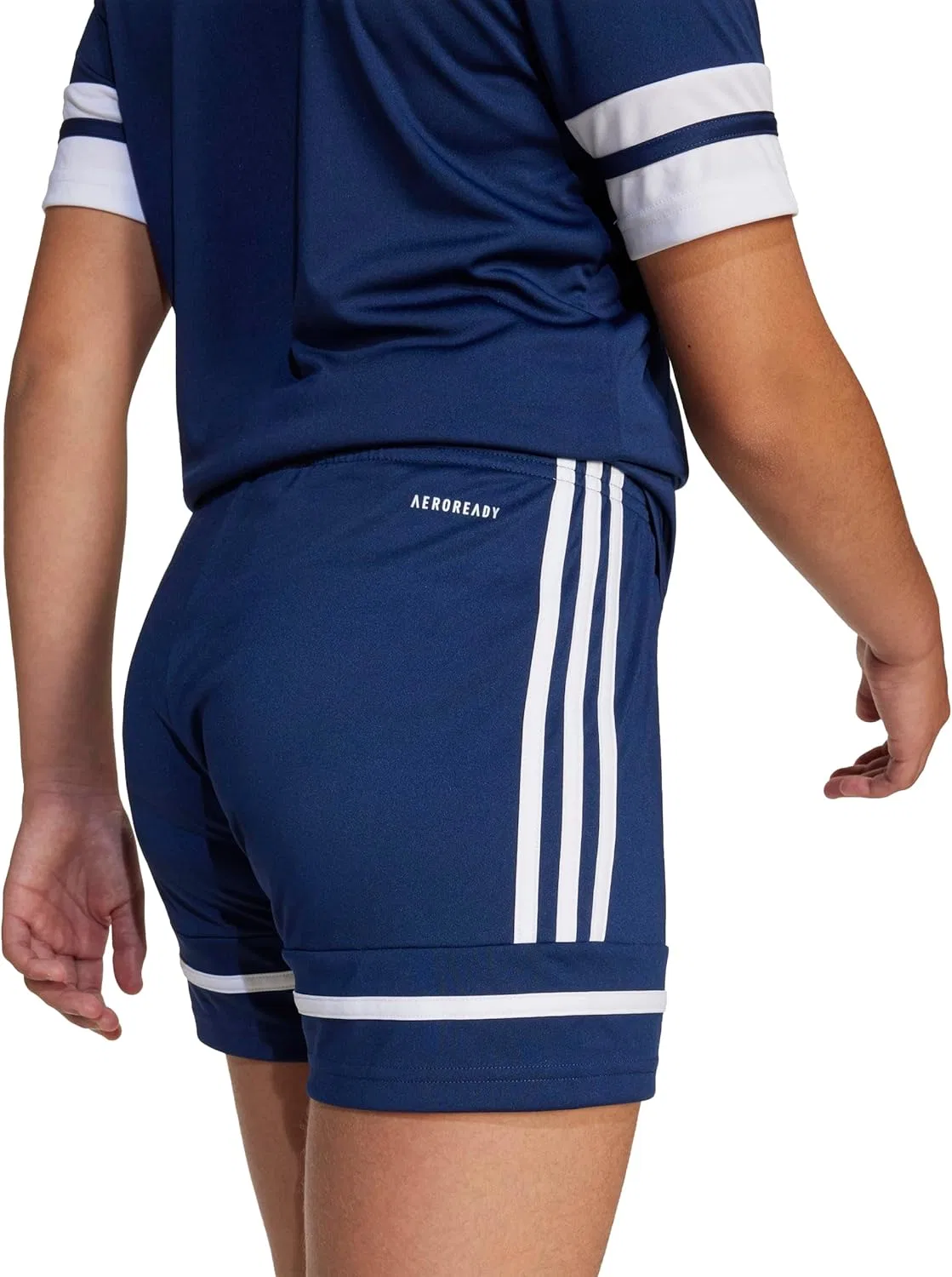 Adidas Originals Шорты Adidas Girls Squadra 25, Team Navy Blue/Team Navy Blue/White — фото 4