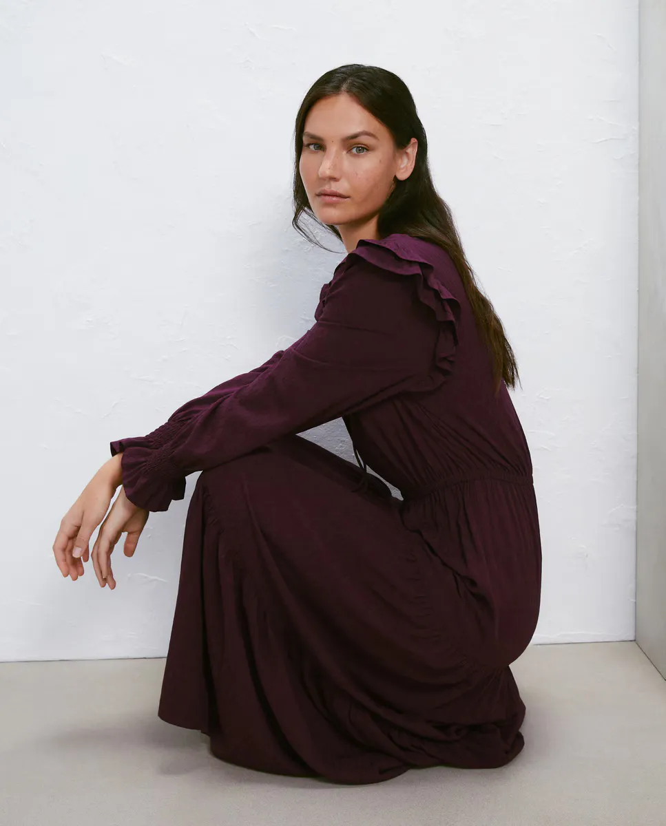 

Длинное платье со вставками Easy Wear, цвет Verde Pato