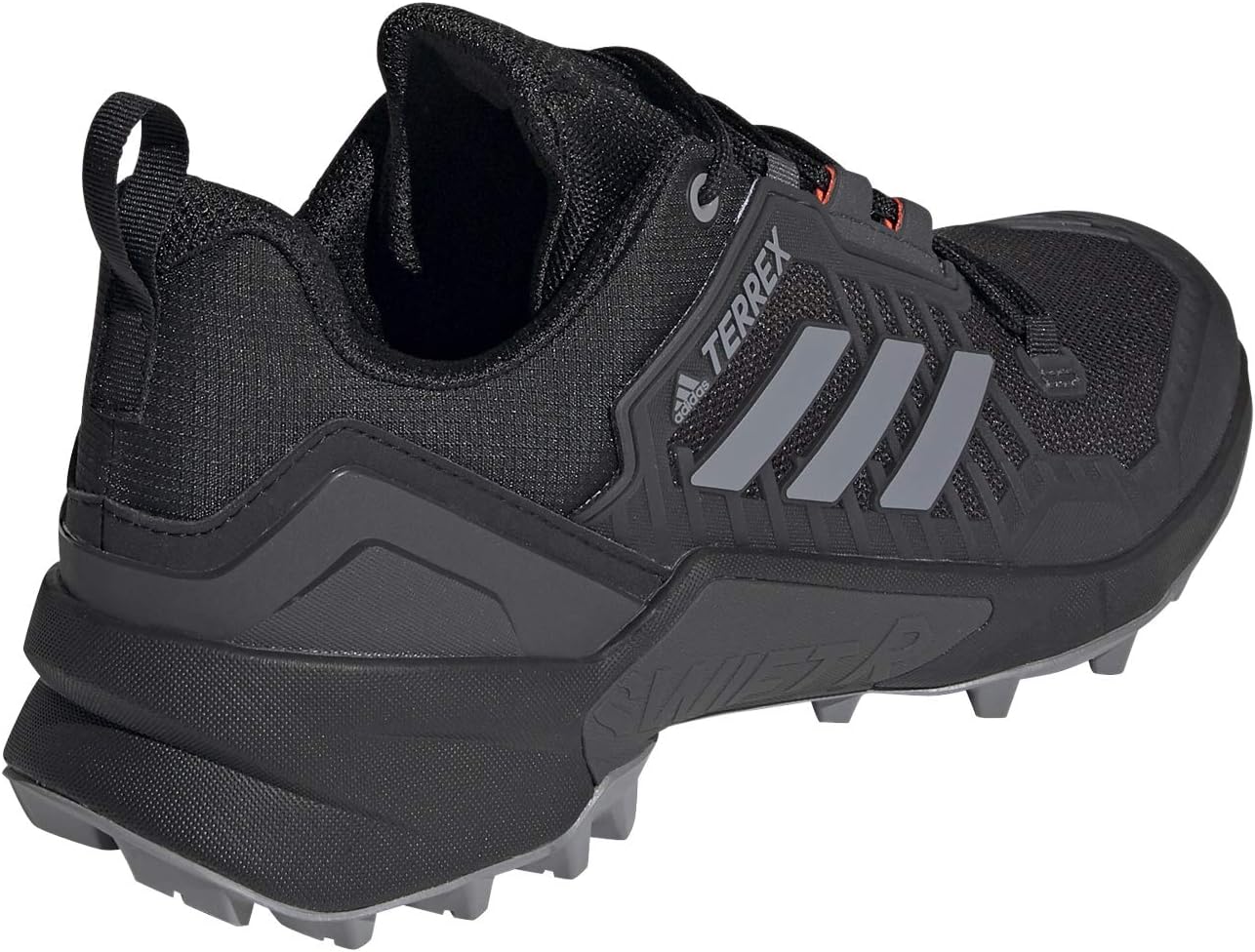 Мужские кроссовки для трейлового бега adidas Terrex Swift R3, черный/красный/серый — фото 2