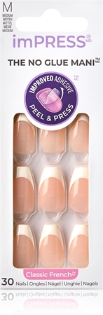 

Искусственные ногти KISS imPRESS The No Glue Mani, Ideal 30 szt.