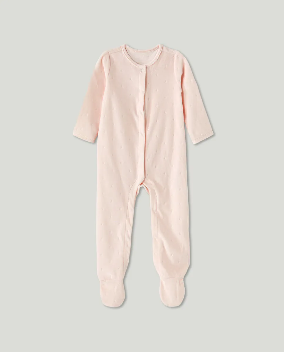 

Базовый комбинезон для девочки Cotton Juice, цвет 200 Rosa