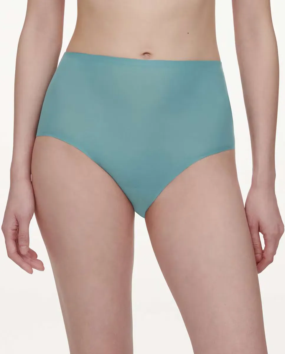 

Бесшовные высокие трусы с эффектом второй кожи SoftStretch Chantelle, бирюзовый