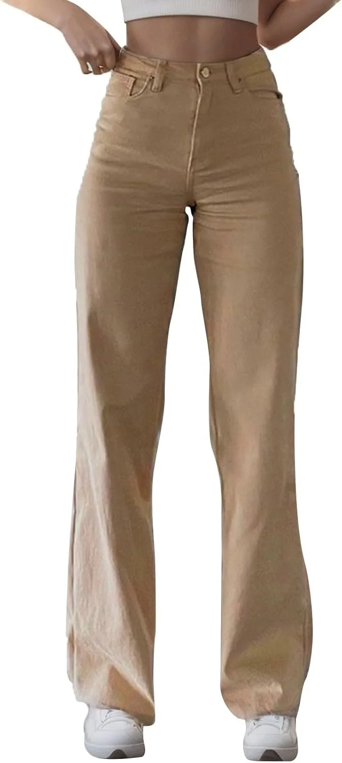 Джинсы женские Pull On Loose High Waist