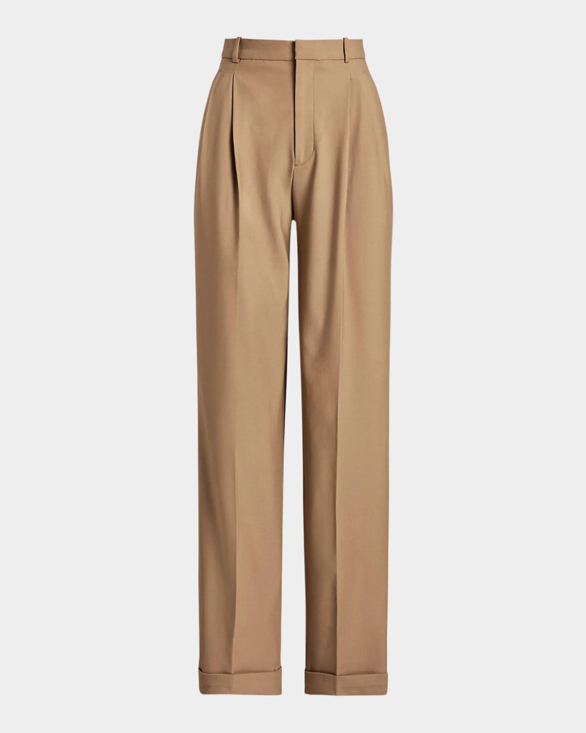 

Полные брюки со складками Polo Ralph Lauren, цвет Camel