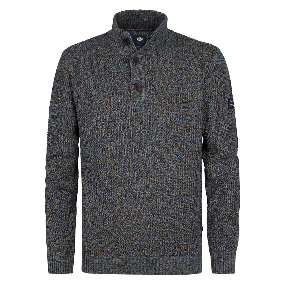 

Свитер Petrol Industries M-3050-KWC270 half zip, серый
