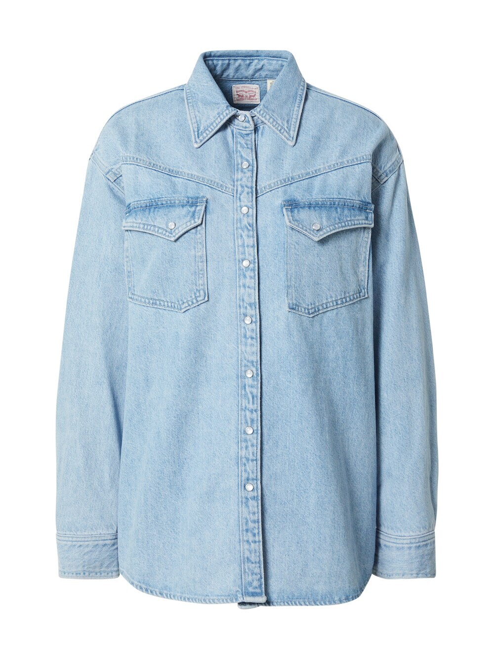 

Блузка LEVIS DORSEY XL WESTERN LIGHT INDIGO - WORN IN, синий