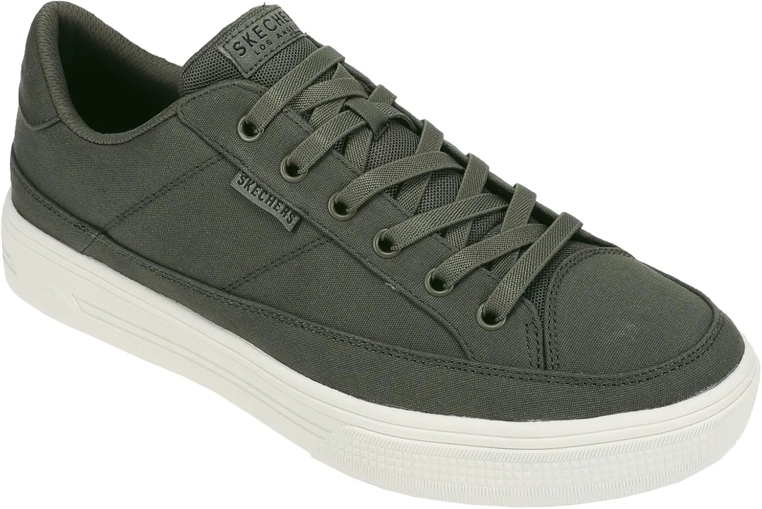 Skechers Mens Arch Fit Arcade - Meet Ya There, оливковый — фото 3