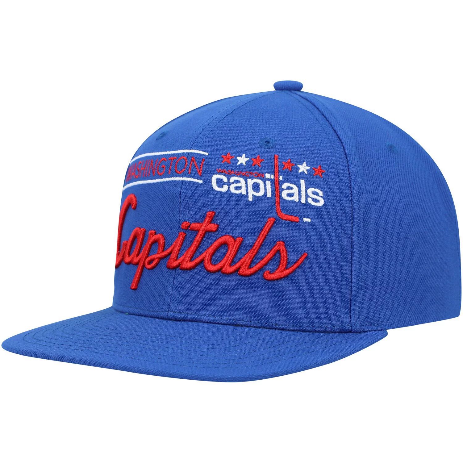 

Мужская синяя кепка Mitchell & Ness Washington Capitals в стиле ретро с замком Snapback