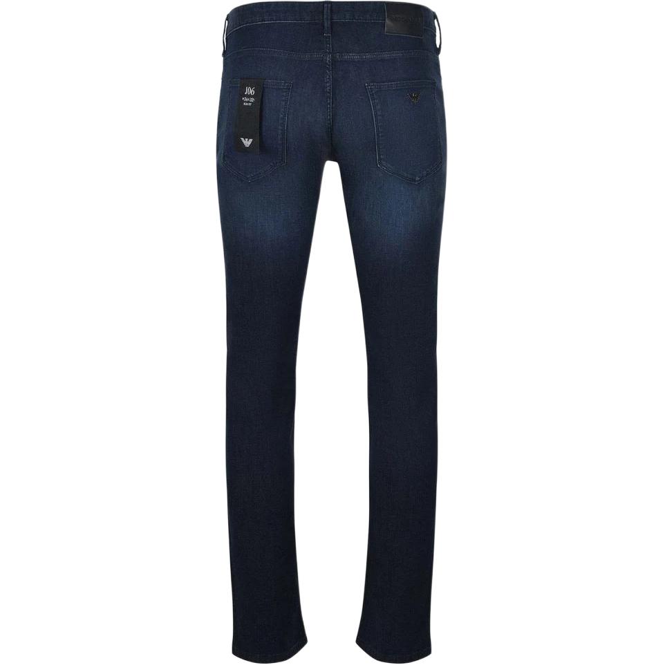 Джинсы JO6 Skinny EMPORIO ARMANI, темно-синий — фото 2