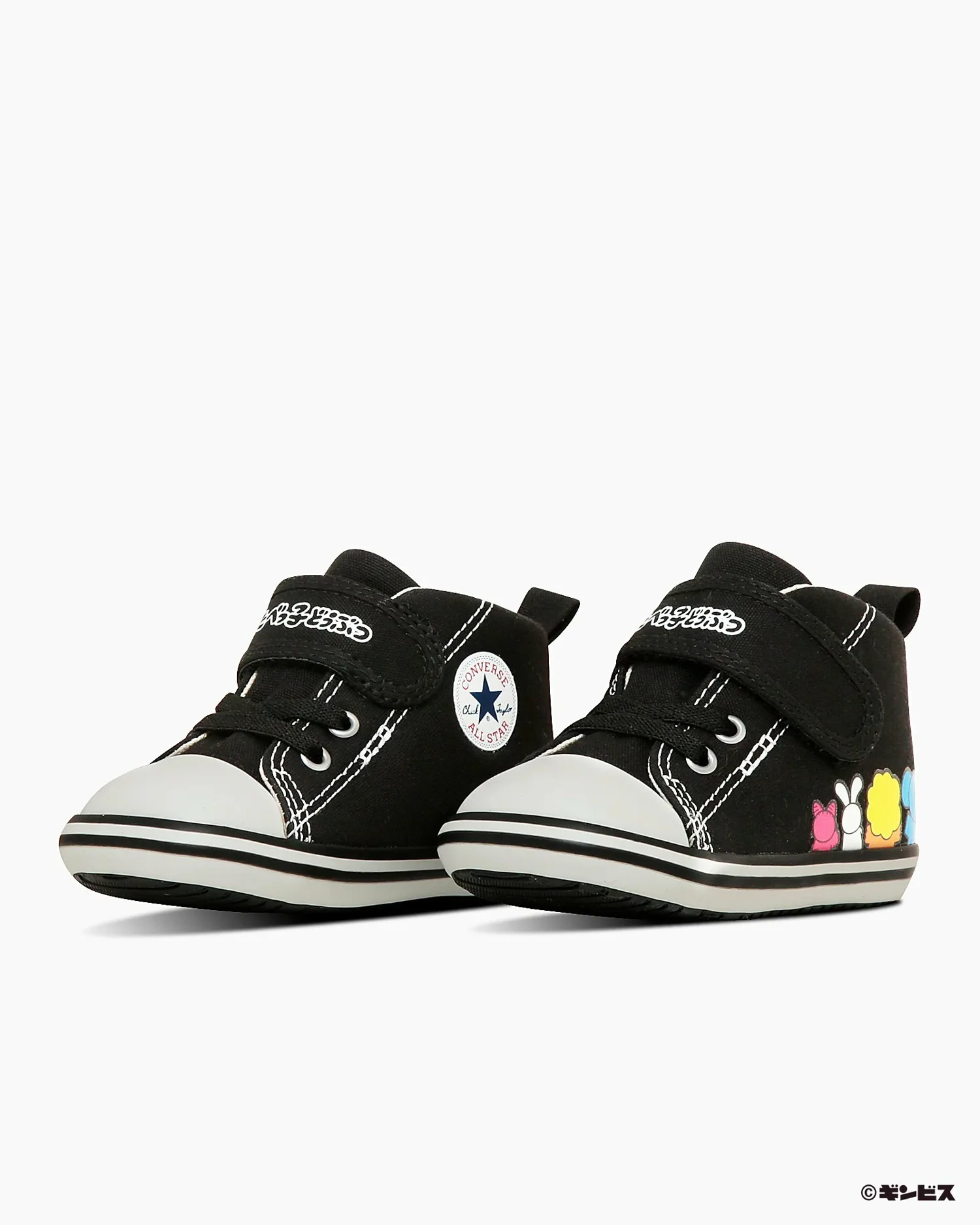 Кроссовки Baby All-Star V-1 / Tabekko Animals Converse, black