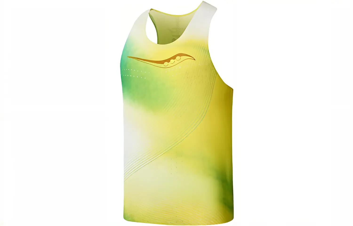 

Мужской майка-топ Dazzling Color Yellow Green Combo Saucony, желтый зеленый