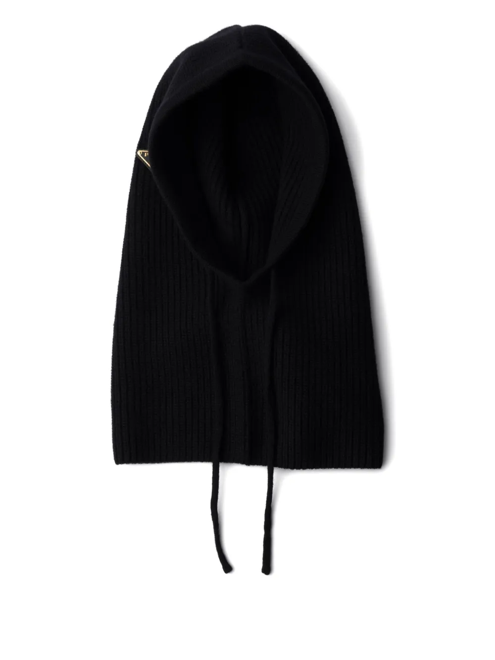

Балаклава с логотипом Prada, черный