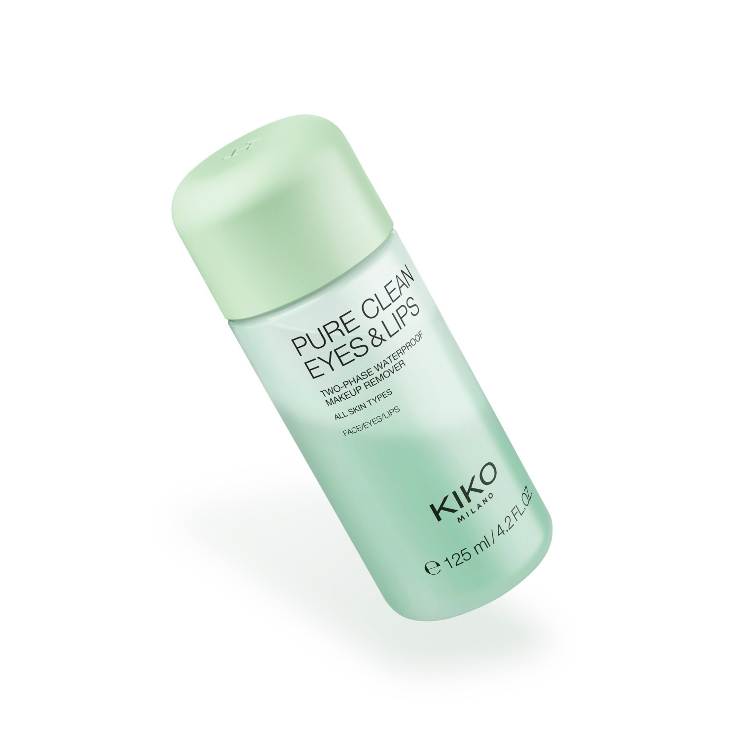 Средство для снятия макияжа Kiko Milano — Pure clean eyes + lips two-phase , объем, 125 мл — фото 2