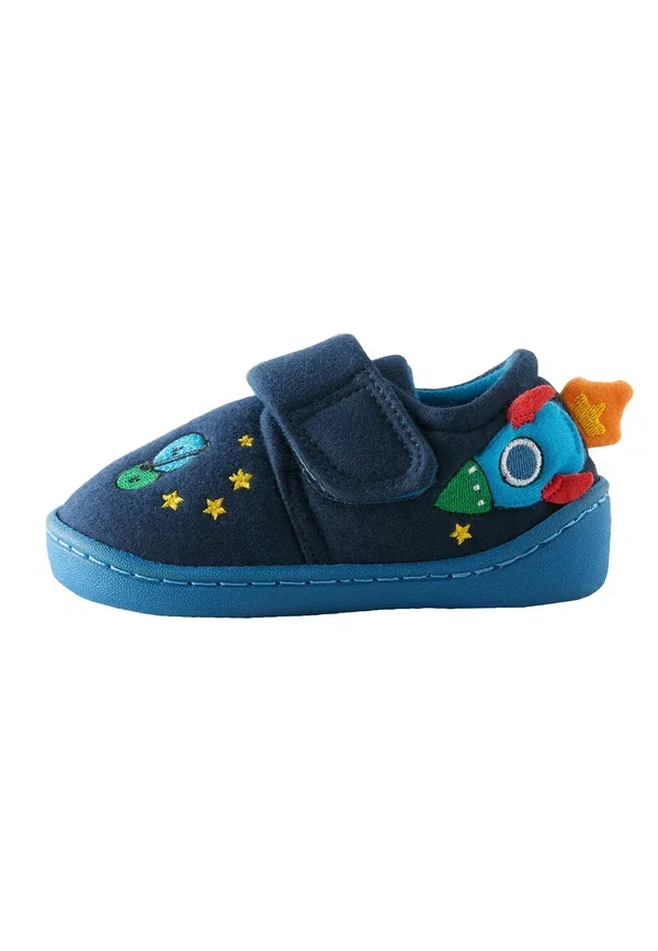 Тапочки Regular fit warm lined cupsole slippers Next, темно-синий ракета