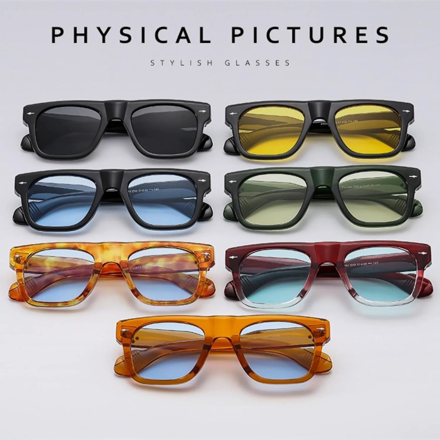 

Солнцезащитные очки с защитой от УФ-излучения UV400 | Rivets Punk | для женщин и мужчин, для занятий спортом на открытом воздухе и вождения DSVIGF, Orange