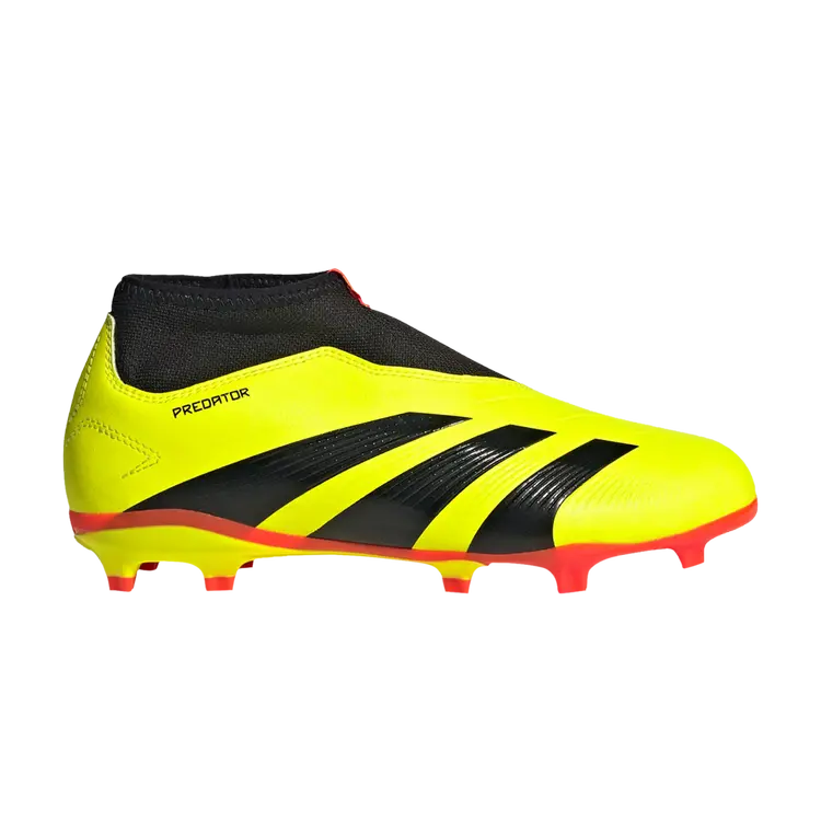 

Кроссовки Adidas Predator 24 League Laceless FG J, желтый