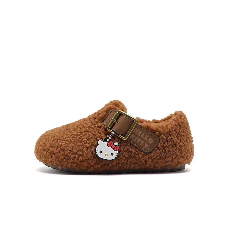 Hello Kitty Детские хлопковые туфли для детей 3-7 лет Sanrio, camel — фото 3