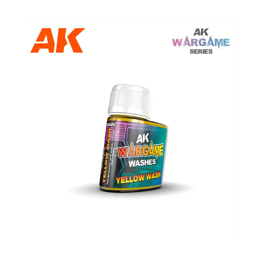 

Желтый мыть, Paint - Wargame Washes (AK-Interactive)