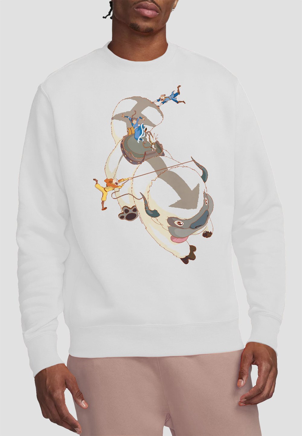 

Толстовка AVATAR THE LAST AIRBENDER HANG ON APPA Cotton Soul, белый