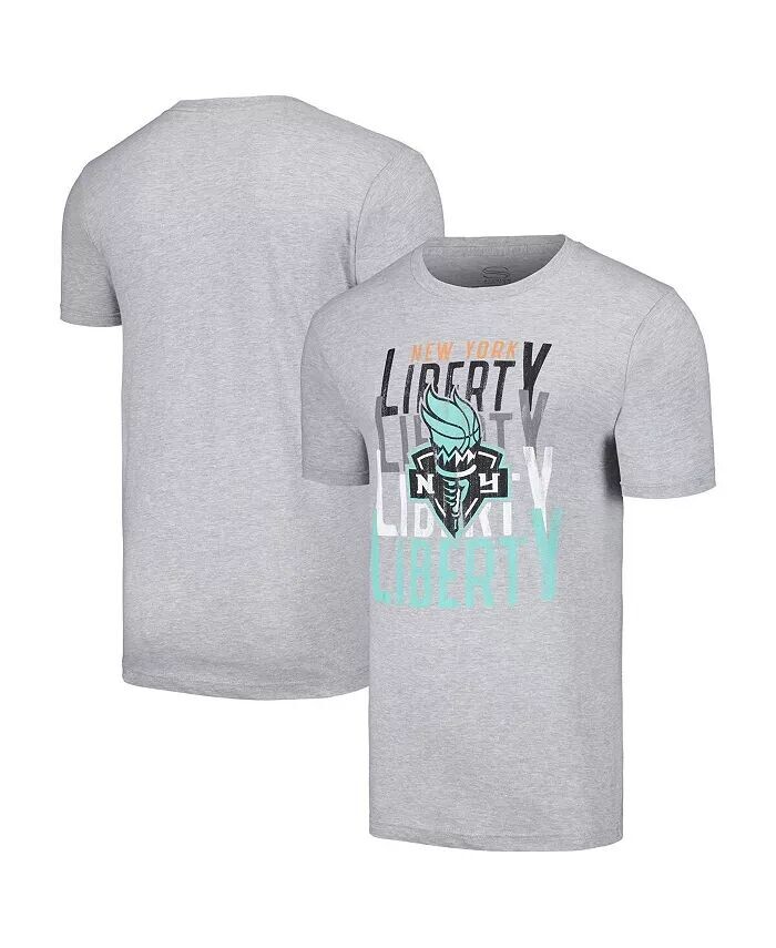 

Футболка для мужчин и женщин Heather Grey New York Liberty Dedication Stadium Essentials