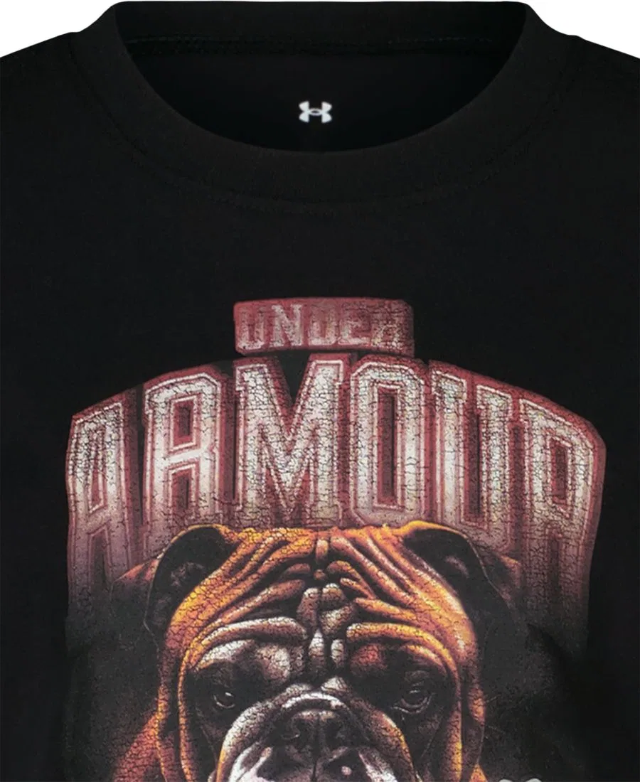 Детская футболка с коротким рукавом Underdog, размер 2T-7 Under Armour, черный — фото 4