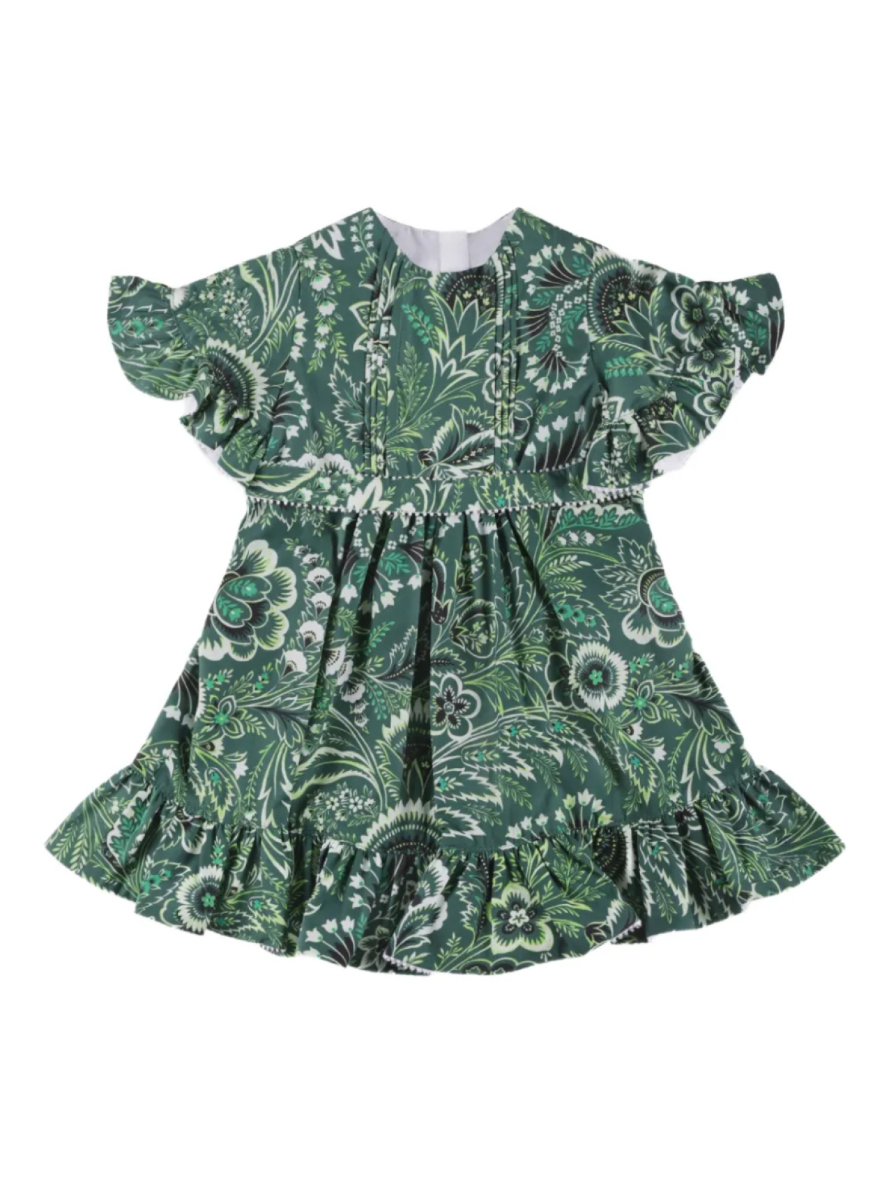 

Платье с принтом пейсли ETRO KIDS, зеленый