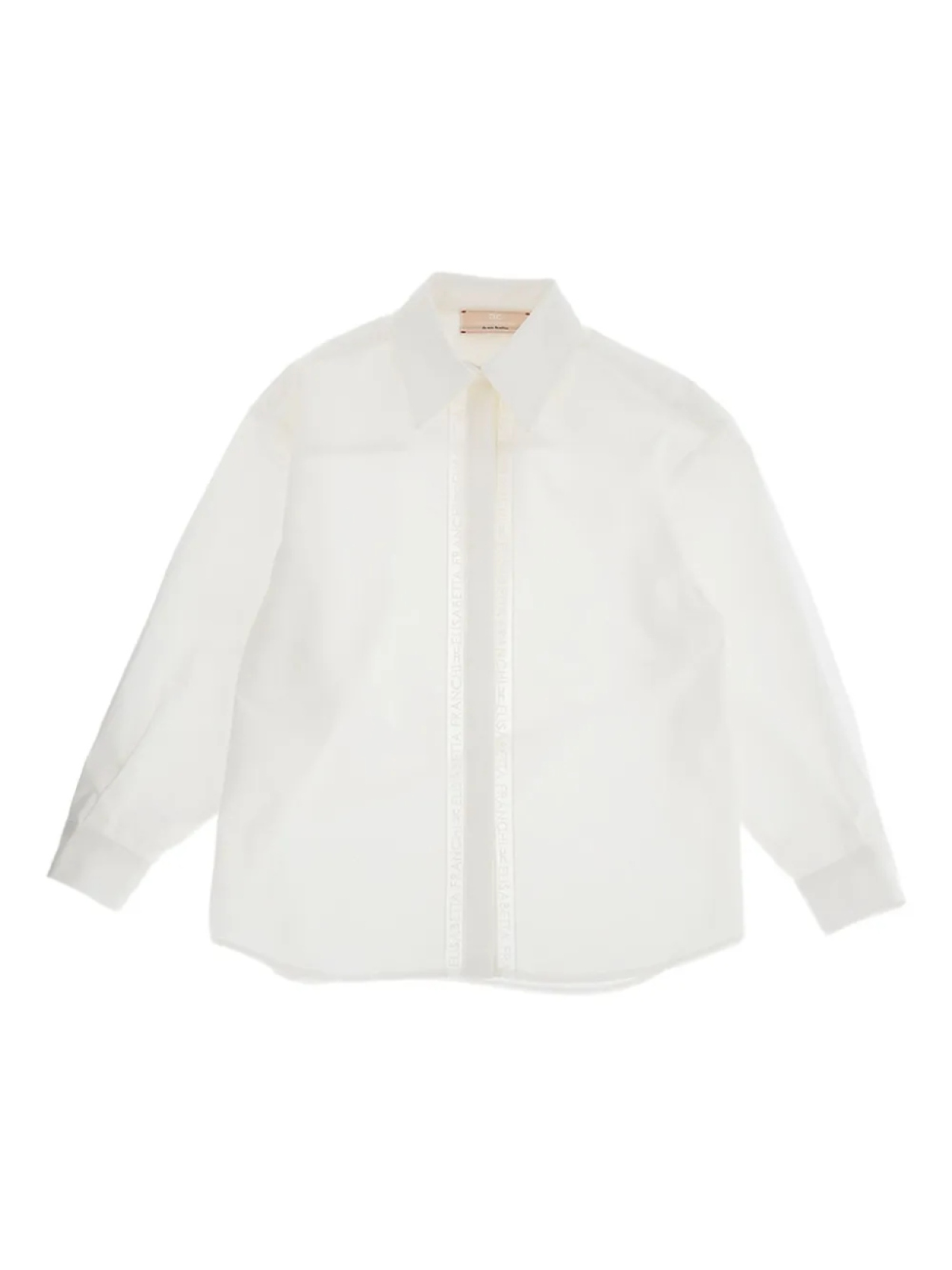 

Рубашка с длинными рукавами Elisabetta Franchi La Mia Bambina, белый