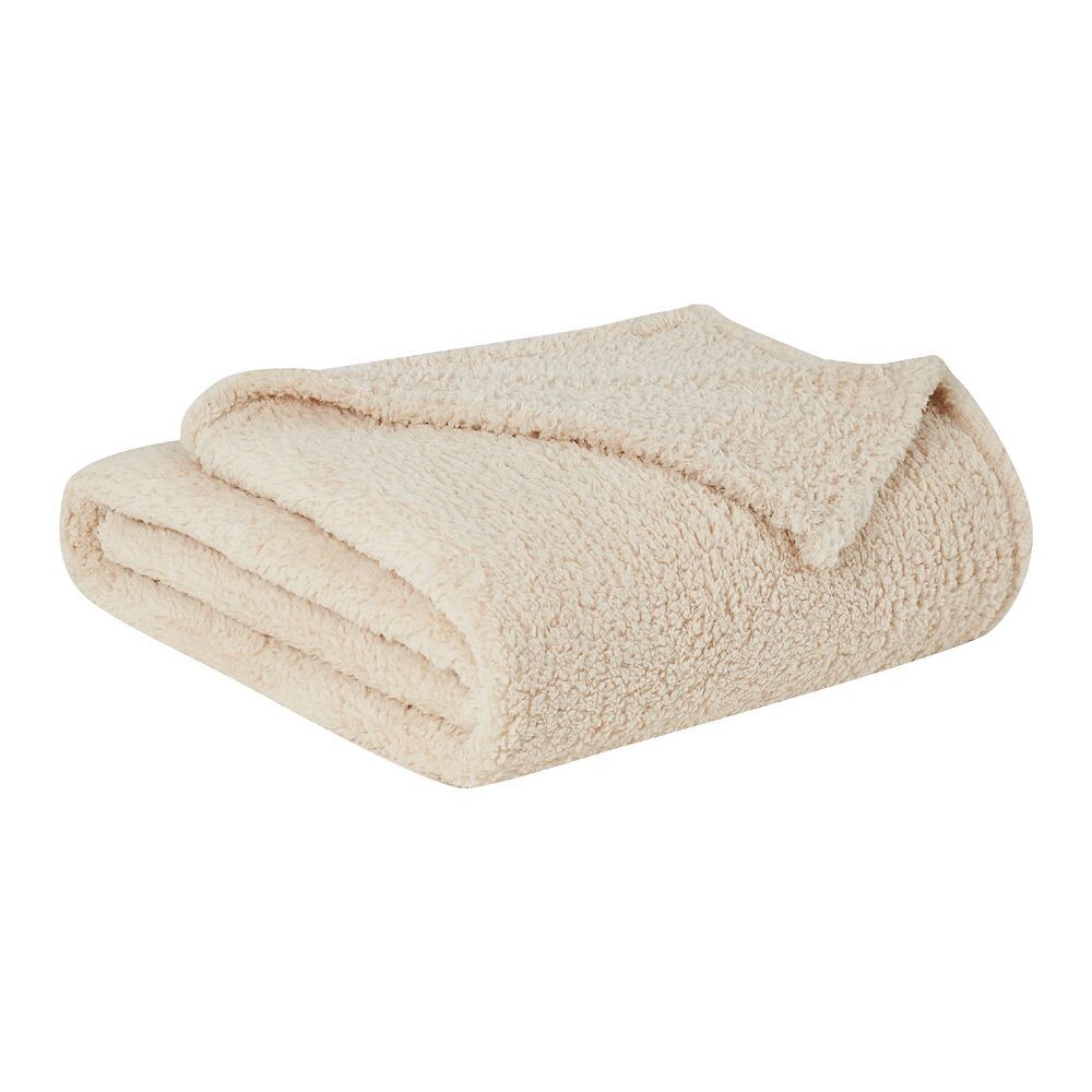 

Одеяло из шерпы Brooklyn Loom Marshmallow, цвет Ivory