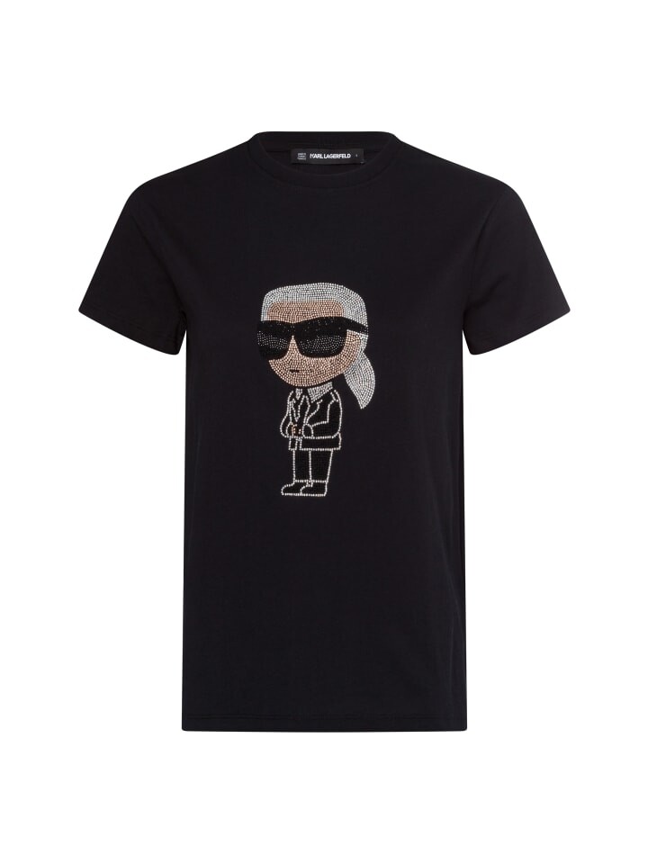 

Футболка Karl Lagerfeld T-Shirt Ikonik 2.0 Karl, черный