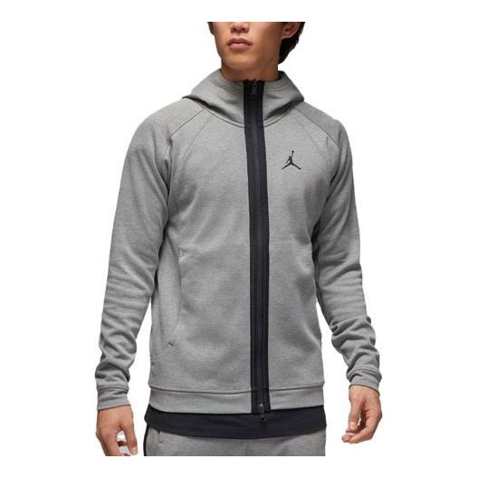 

Куртка Air Jordan Dri-FIT Sport Fleece Full-Zip Hoodie 'Grey', серый